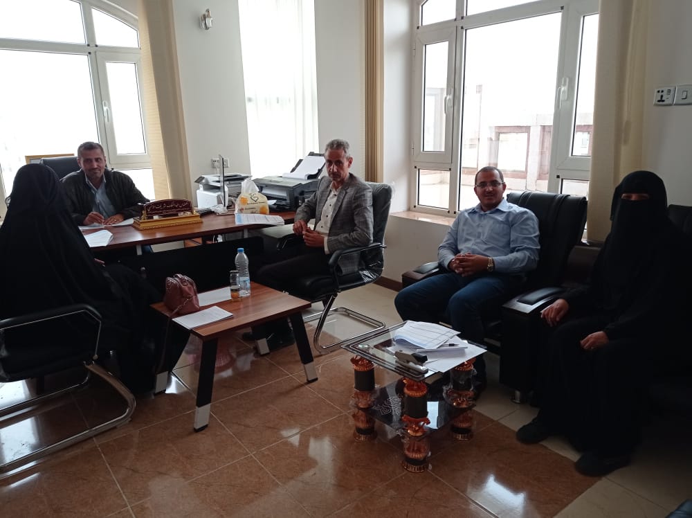 إجتماع بالوحدة التنفيذية بأمانة العاصمة لتقييم مؤشرات الأداء المؤسسي للوحدة